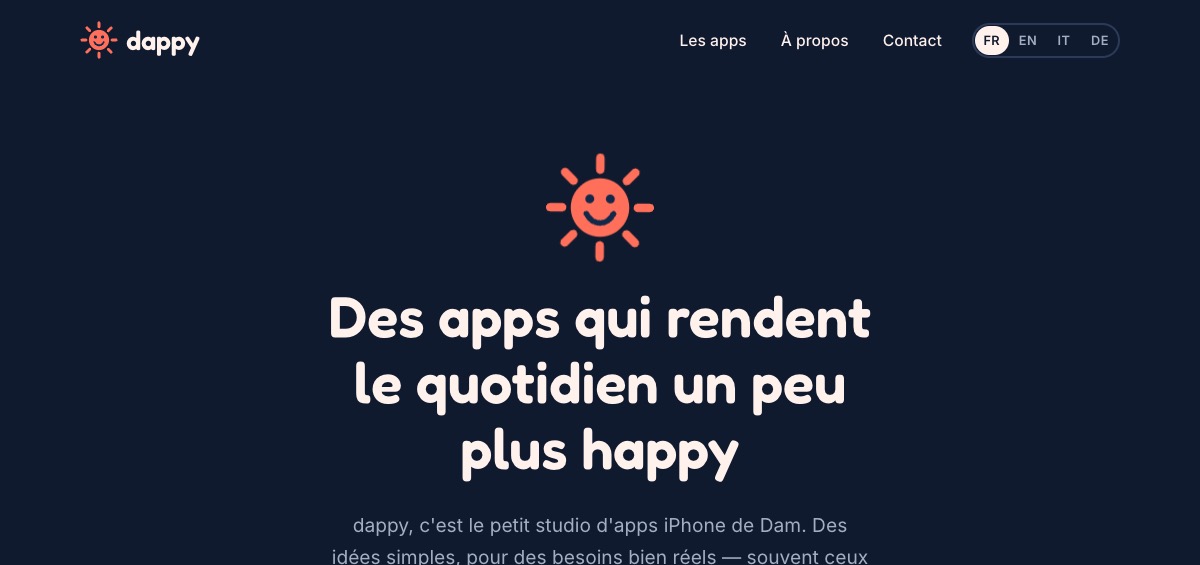 Aperçu du site dappy.app